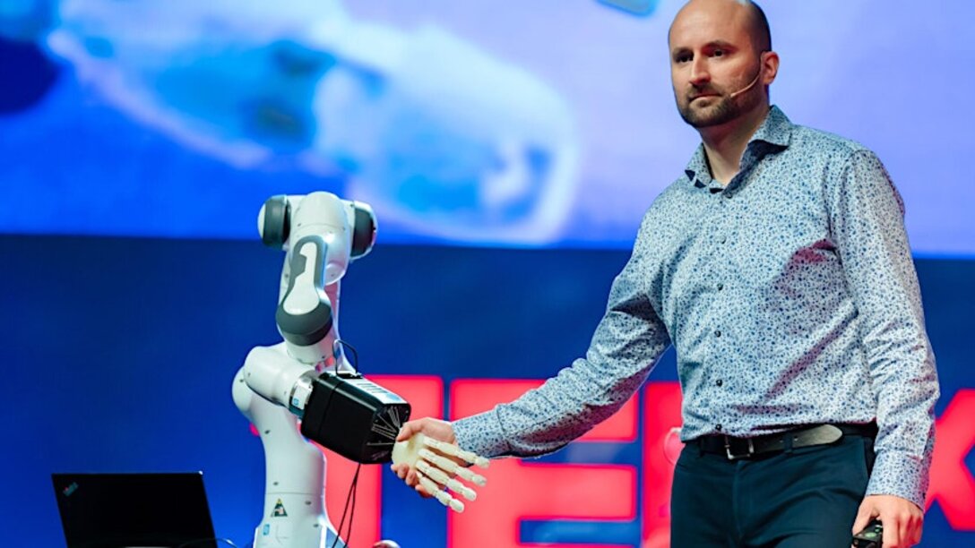 Prof. Dr. Robert Katzschmann vom Soft Robotics Lab | © ETH Zürich 