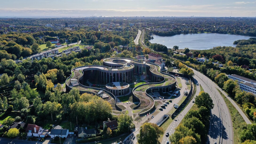Skovbrynet BaseCamp von Kragh & Berglund Landscape | © DronePixels
